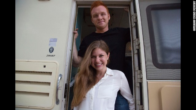 The couple found and bought their RV, which they fondly named "Franklin," on Craigslist.