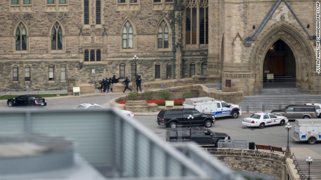 Gunshots at Canada\'s Parliament