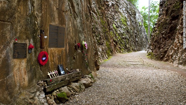 In Thailand, World War II POWs cut through this rock by hand. It's one of the most evocative places on the planet for travelers with an interest in the war.
