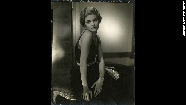 Steichen's portrait background revolutionized the nascent world of fashion photography. Here is actress Joan Bennett, in Vanity Fair, December 1, 1928.