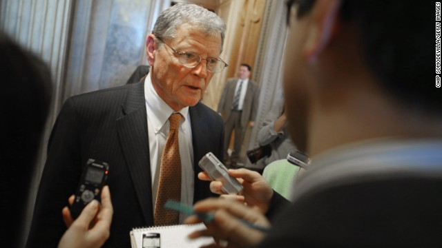 Sen. Jim Inhofe is in position to head the Environment and Public Works Committee. The Oklahoma Republican has voiced his skepticism against climate change claims, calling it "the most-media hyped environmental issue."