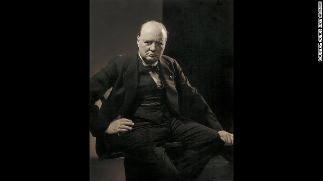 This picture of Winston Churchill, taken in 1932, was commissioned by Vanity Fair but never published. It has never been shown in public before.