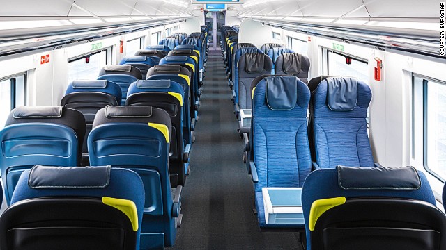 Italian design studio Pininfarina designed the trains, which have been outfitted with roomier interiors and 20% capacity. There are also more wheelchair accessible seats in the new trains. 