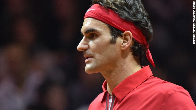 The tournament had not started well for Federer, who slipped to a straight sets defeat in his opening singles rubber against Gael Monfils in Lille.
