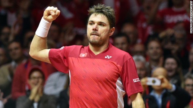 Australian Open champion Wawrinka had put up a superb performance against Jo-Wilfried Tsonga to put the Swiss 1-0 up in Lille.