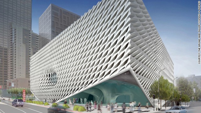 New hotels, shops and restaurants are reinvigorating downtown LA. In 2015, The Broad's honeycomb-like museum will open.