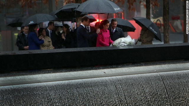 Prince William And Kate Tour 9 11 Memorial In Nyc