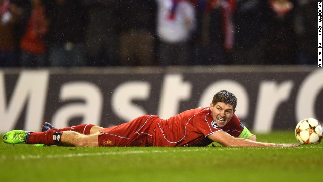 Liverpool captain Steven Gerrard felt he should have had a penalty in the second half but replays showed that the officials made the correct decision.