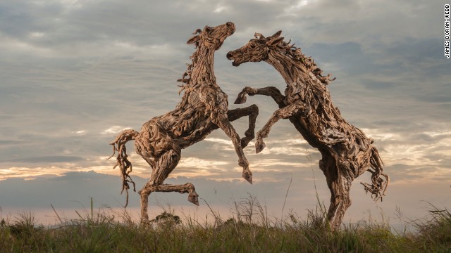 Artist James Doran-Webb brings a whole new twist to the Chinese Year of the Horse...