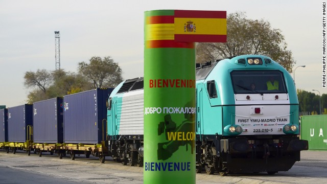China and Spain are welcoming expanded trade with a new long-haul rail connection.