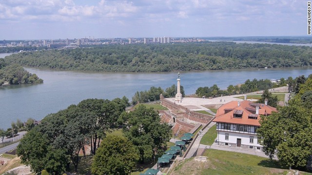 Belgrade, or Beograd, which means "white fortress," grew up around a centuries-old fortress on the Kalemegdan headland overlooking the point where the Danube and Sava rivers meet. 