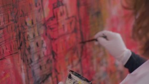  Layla Fanucci swapped music for the paint brush