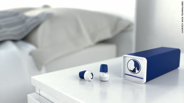 Being developed as the world's first smart earplugs, Hush claims to filter unwelcome sounds while allowing important phone calls and alarms to intrude.