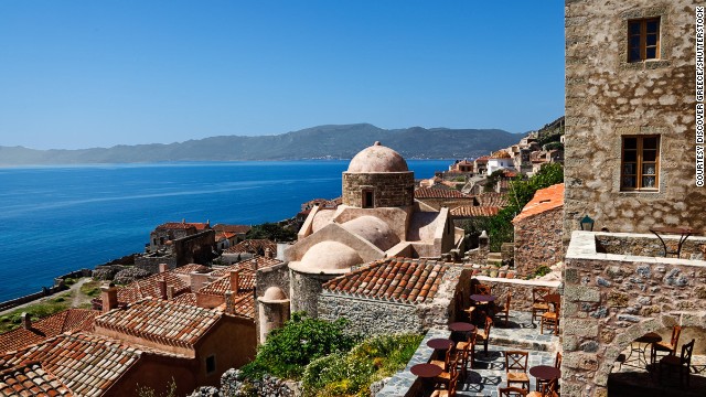 Off limits to cars, the old town of Monemvasia, in the southern Peloponnese, is one of Greece's best-preserved Byzantine citadels. 