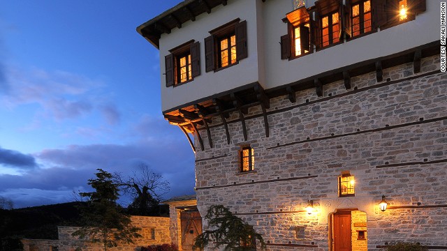 The Sakali Mansion in Pelion is a renovated 18th-century building converted into an immaculate guest house.