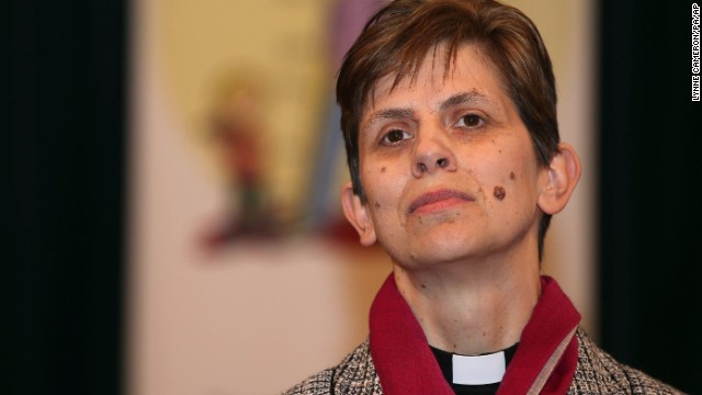 The Church of England announces the Rev. Libby Lane as its first woman bishop Wednesday in Stockport, England.