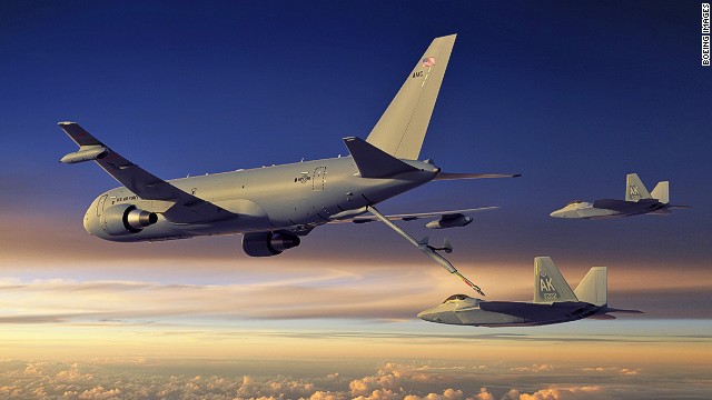 Aerospace geeks will be watching for the U.S. Air Force's Boeing KC-46A aerial refueling tanker, due for flight-testing this spring. 