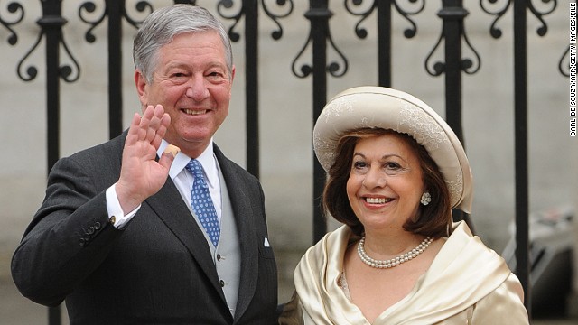 Having spent most of his life in exile, Crown Prince Alexander of Serbia, pictured with his wife Crown Princess Katherine, is now living in Belgrade.