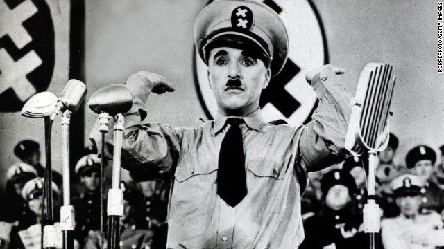 When Hitler ruled Germany, comedian Charlie Chaplin lampooned him in 