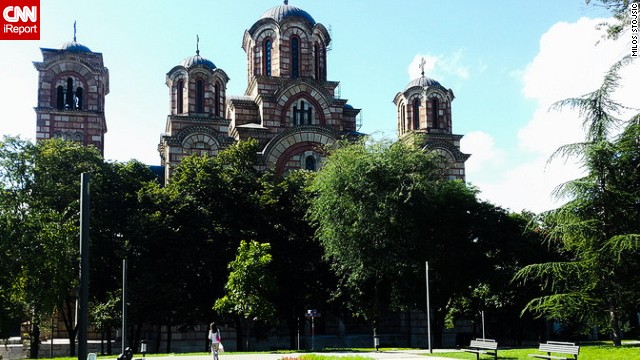 <strong>St. Mark's Church, Belgrade</strong>: Milos Stojsic photographs interesting spots in Serbia's capital as a hobby. In this picture he captured one of the city's most beautiful landmarks, <a href='http://ireport.cnn.com/docs/DOC-1191933'>St. Mark's Church</a>. 