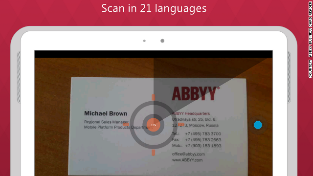 abbyy business card reader business cards