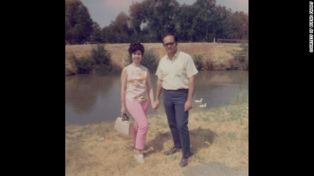 Cuban natives Estela and Arturo Bueno met and married after they were brought to the United States as teens by Operation Pedro Pan, a U.S.-sponsored move used by parents who feared what communism would do to their children. Here, the Buenos are shown in Los Angeles in 1969 when they were dating. They now oppose any U.S. ties with Cuba.