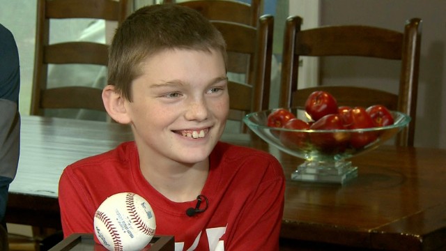 One boy's inspirational gesture