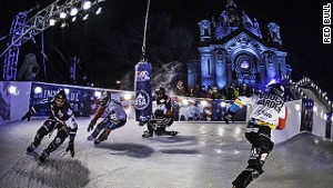 And you thought skating on a flat surface was hard. 