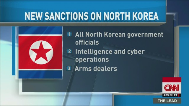 Us Imposes New Sanctions On North Korea Over Hack The Lead With Jake Tapper Blogs 6616