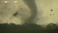 Tornado rips apart building in Midwest