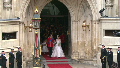 Newlyweds leave Westminster Abbey