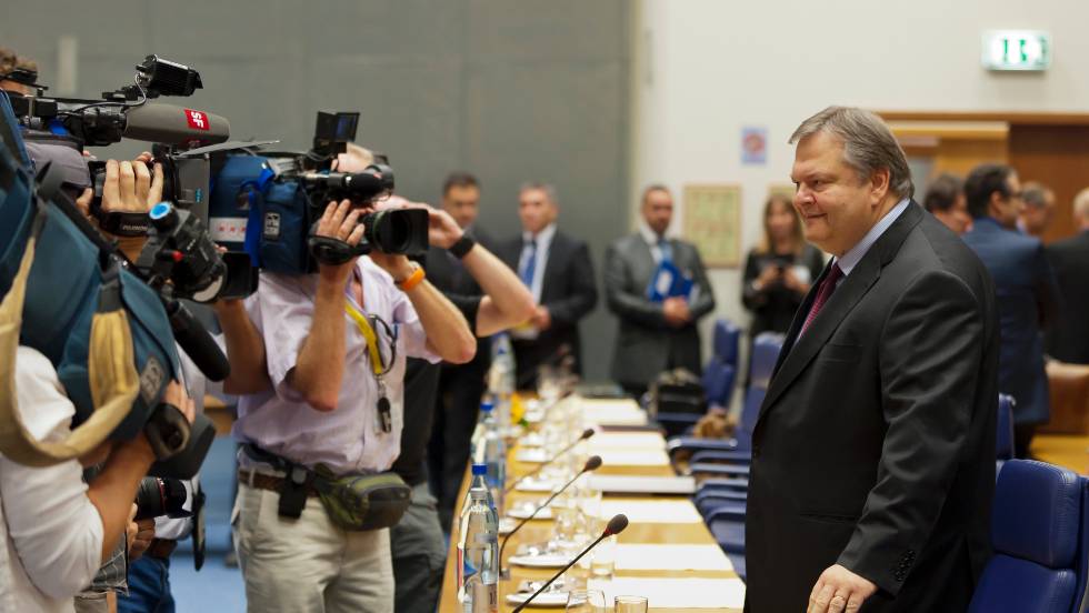 Greek Finance Minister Evangelos Venizelos arrives for a Eurogroup council meeting in October 2011 after announcing his country would miss its deficit targets. Greece joined the euro currency in 2001 on the basis of faulty deficit figures.
