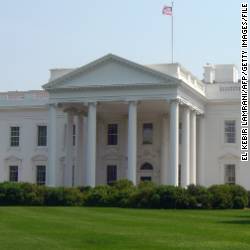 The White House is seen during the heat wave that hit Washington on May 26, 2011. 