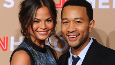 John Legend and Chrissy Teigen attend the 2010 CNN Heroes: An All-Star Tribute on November 20, 2010 in Los Angeles.