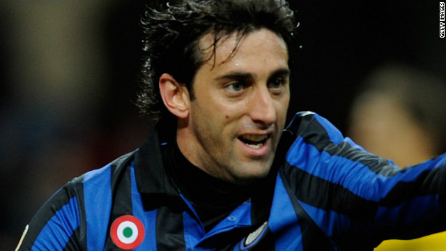 Diego Milito celebrates after scoring Inter Milan&amp;#39;s first goal in the home - 120107084254-football-diego-milito-inter-story-top