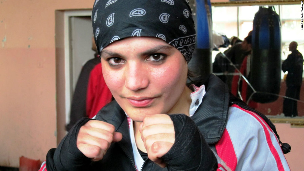 17-year-old <b>Sadaf Rahimi</b> was given a wild card to compete in the - 120403091616-afghan-boxer-1-horizontal-large-gallery