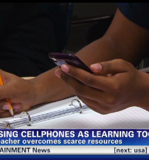 Cell phones help students in class  - CNN Video