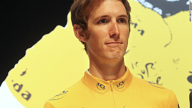 <b>Andy Schleck</b> was presented with the yellow jersey for his 2010 Tour de <b>...</b> - 120613014345-schleck-story-top