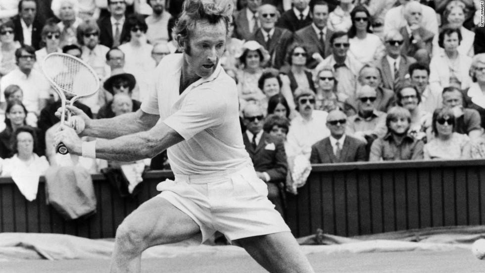 Australian legend Rod Laver, four times a Wimbledon champion during the 1960s, played serve and volley better than anyone in an era where the technique was more common.