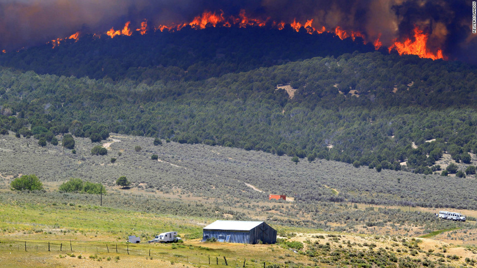 Wildfires burn across Colorado, Utah; force more than 10,000 from homes