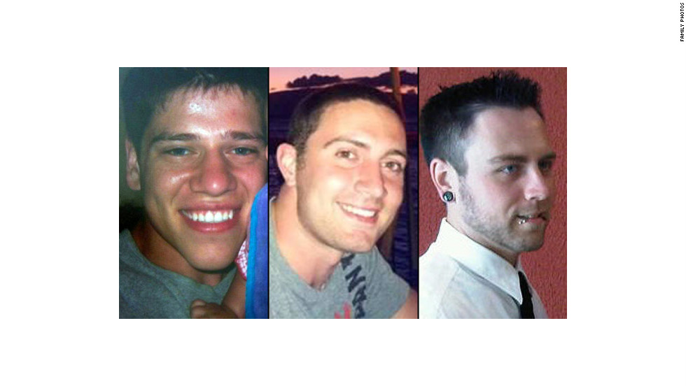 Jon Blunk,  Alex Teves and Matt McQuinn were killed in the Aurora shooting, as they used their bodies to shield their girlfriends.