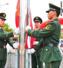 China warns U.S. Navy