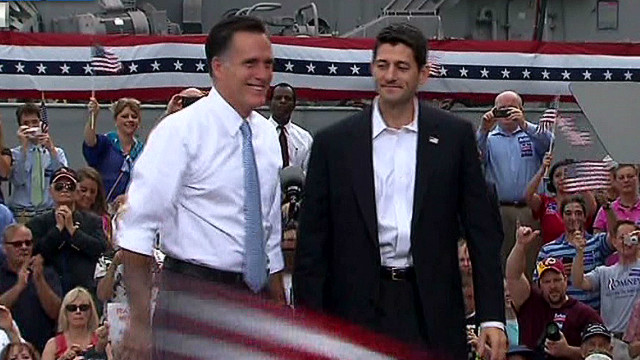 Romney introduces Paul Ryan as VP choice