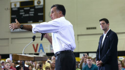 After announcing Rep. Paul Ryan as his running mate, Mitt Romney campaigned with Ryan in Ashland, VA Saturday.