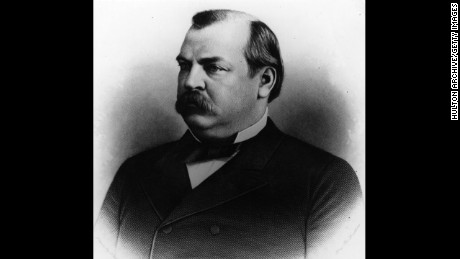 Grover Cleveland, the 22nd president (1885-1889) and the 24th president (1893-1897) 