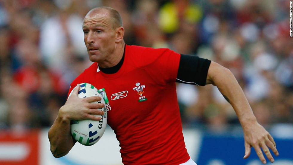 Rugby player Gareth Thomas of Wales spoke about being gay to a British news channel in 2009.  