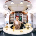 emirates A380 lounge