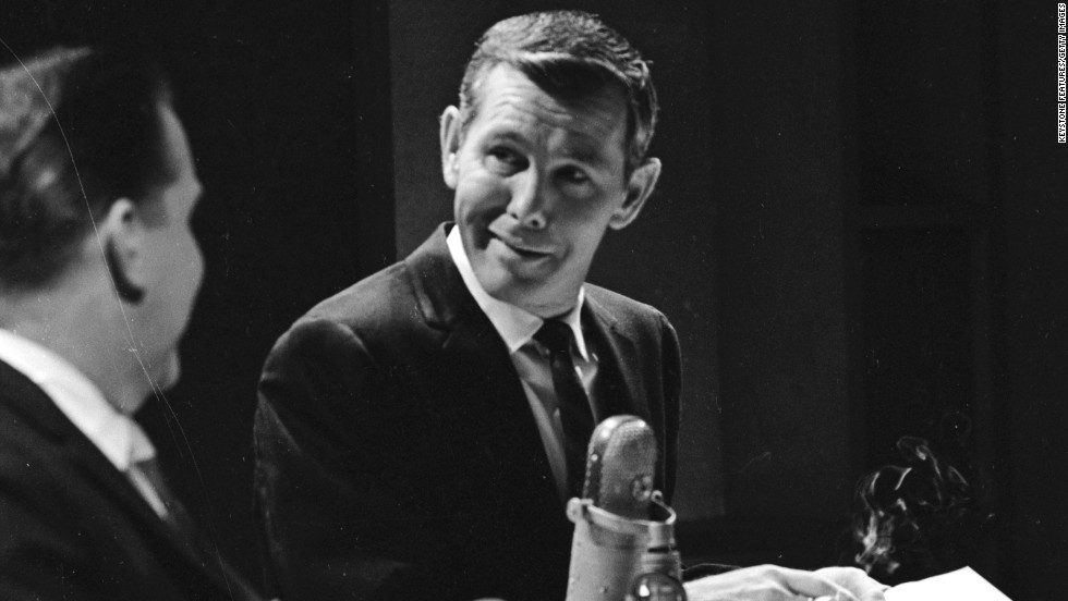 Johnny Carson's 30 years as a host of "The Tonight Show" made him a talk show icon. Carson, who hosted from 1962 to 1992, set the standard for late night show formats and style. Here, Carson speaks to a guest in 1964.