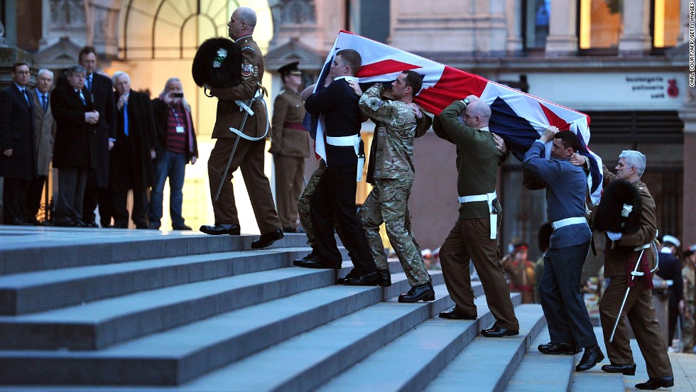 London gets ready for Thatcher's funeral