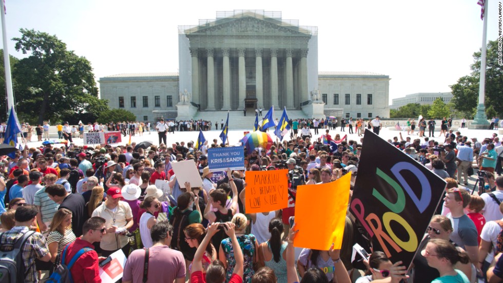 Supreme Court Rulings On Same Sex Marriage Hailed As Historic Victory 